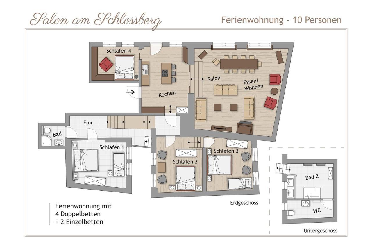 Salon Am Schlossberg Quedlinburg Eksteriør bilde